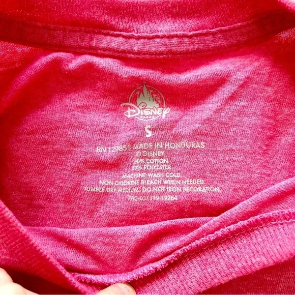 Disneyland Mickey Mouse Mickey Ears Red Colorful T shirt Sz Small - Picture 8 of 11